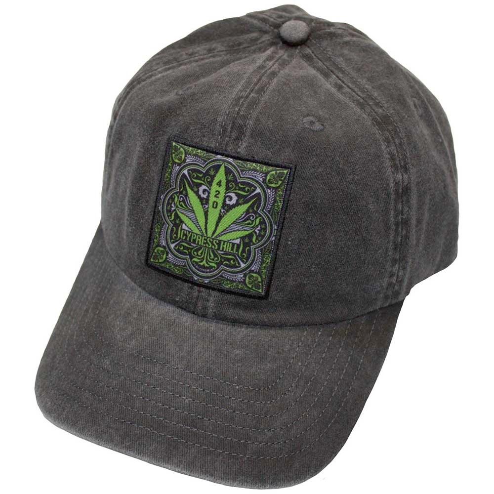 Cypress Hill - 420 Leaf Baseball pet - Grijs